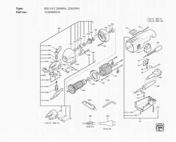 Fein BSS 1.6 C (50/60Hz, 220/230V) spare parts