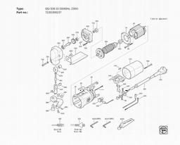 Fein QSz 638-10 (50/60Hz, 230V) spare parts