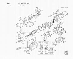 Fein BLS 1.6 E (50Hz, 230V) spare parts