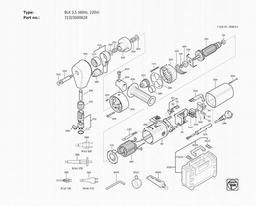 Fein BLK 3.5 (60Hz, 220V) spare parts