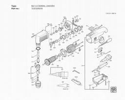 Fein BLK 1.6 (50/60Hz, 220/230V) spare parts