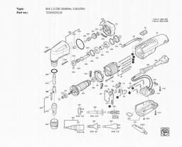 Fein BLK 1.3 CSE (50/60Hz, 110/120V) spare parts