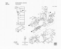 Fein ASt 638 (50/60Hz, 220/230V) spare parts