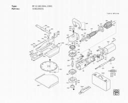 Fein MF 12-180 (50Hz, 230V) spare parts