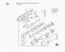 Fein ASW 14-10 (without battery and angled head) (14,4V) spare parts