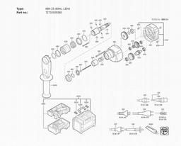 Fein KBH 25 (60Hz, 120V) spare parts