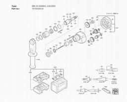 Fein KBH 25 (50/60Hz, 110/120V) spare parts