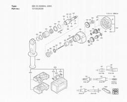 Fein KBH 25 (50/60Hz, 100V) spare parts