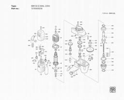 Fein KBM 50 Q (50Hz, 220V) spare parts