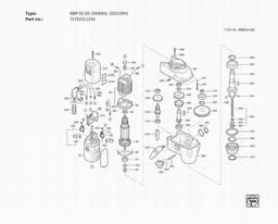 Fein KBM 50 QX (50/60Hz, 220/230V) spare parts
