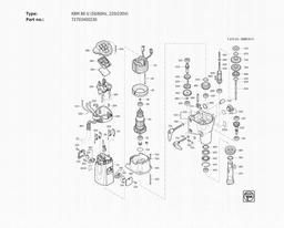 Fein KBM 80 U (50/60Hz, 220/230V) spare parts