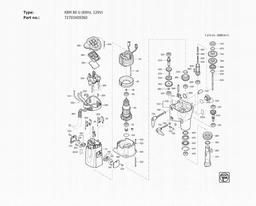 Fein KBM 80 U (60Hz, 120V) spare parts