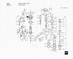Fein JCM 206 Q (60Hz, 120V) spare parts
