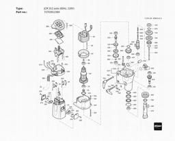 Fein JCM 312 auto (60Hz, 120V) spare parts