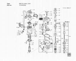 Fein KBM 50 U (60Hz, 120V) spare parts