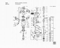 Fein KBM 65 U (50/60Hz, 220/230V) spare parts