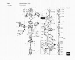 Fein JCM 200 U (60Hz, 120V) spare parts