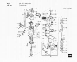 Fein JCM 200 Q (60Hz, 120V) spare parts