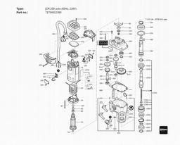 Fein JCM 200 auto (60Hz, 120V) spare parts