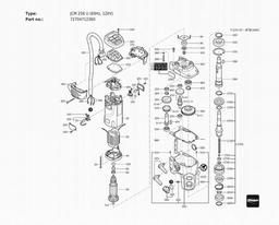 Fein JCM 256 U (60Hz, 120V) spare parts