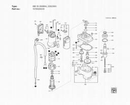 Fein KBE 35 (50/60Hz, 220/230V) spare parts