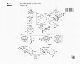 Fein MSfo 869-1c MSfo869-1c (300Hz, 200V) spare parts