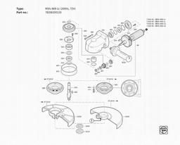 Fein MSfo 869-1c (200Hz, 72V) spare parts
