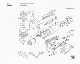Fein MSfo 852-1a (300Hz, 200V) spare parts