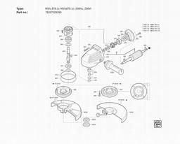 Fein MSfo 870-1c MSfo870-1c (300Hz, 200V) spare parts