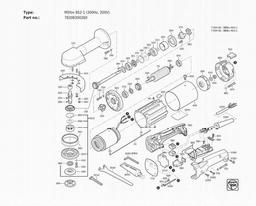 Fein MSfov 852-1 (300Hz, 200V) spare parts