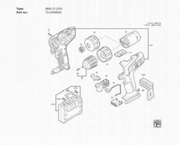 Fein ABSU 12 (12V) spare parts