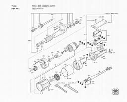Fein MShyo 840-1 (200Hz, 125V) spare parts