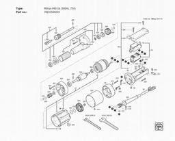 Fein MShyo 840-1b (300Hz, 72V) spare parts
