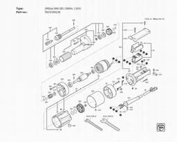 Fein {MShyo 840-1B} (300Hz, 110V) spare parts