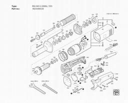 Fein MSh 843-1 (200Hz, 72V) spare parts