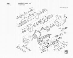 Fein MSho 849-1z (300Hz, 72V) spare parts
