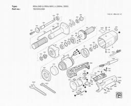 Fein MSho 849-1z MSho 849-1 z (300Hz, 200V) spare parts