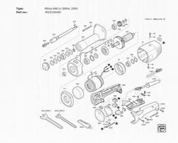 Fein MShyo 848-1z (300Hz, 200V) spare parts