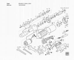 Fein MSho852-1 (300Hz, 200V) spare parts