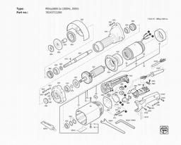 Fein MShyo 869-1a (300Hz, 200V) spare parts