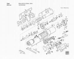 Fein MShyo 852-4a (300Hz, 200V) spare parts