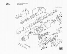 Fein MSho 852-1 (200Hz, 72V) spare parts