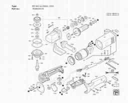 Fein MSf 843-1a (200Hz, 135V) spare parts