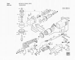 Fein MSf 843-1a (200Hz, 265V) spare parts