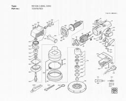 Fein MSf 636-1 (60Hz, 220V) spare parts