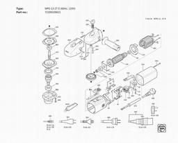 Fein WPO 12-27 E (60Hz, 120V) spare parts
