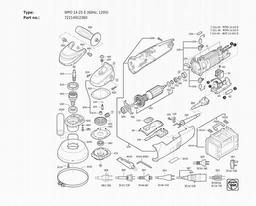 Fein WPO 14-25 E (60Hz, 120V) spare parts