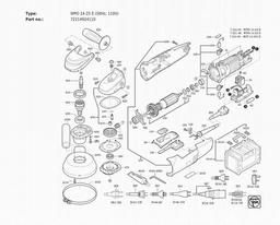 Fein WPO 14-25 E (50Hz, 110V) spare parts
