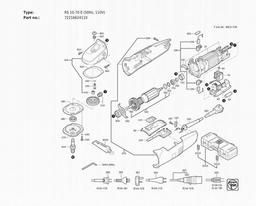 Fein RS 10-70 E (50Hz, 110V) spare parts