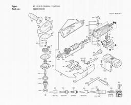 Fein KS 10-38 E (50/60Hz, 220/230V) spare parts